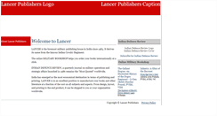 Desktop Screenshot of lancerpublishers.com